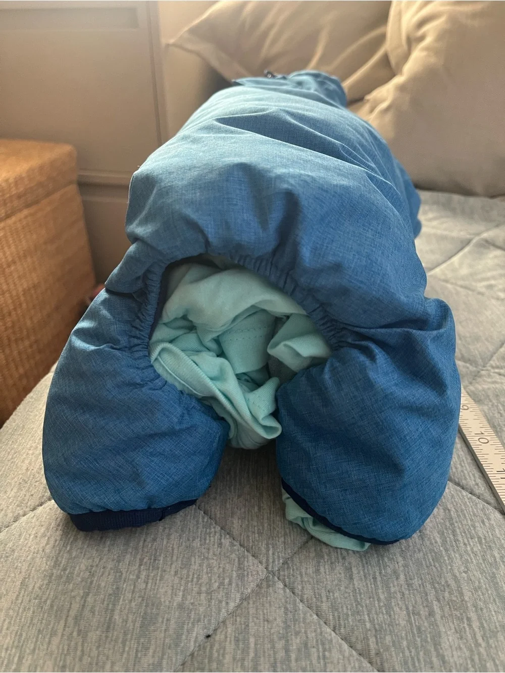 Ricki's High Performance. Blue Insulated Dog Snow/Track Suit - Size S